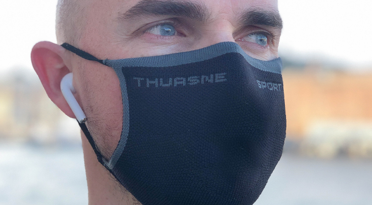 Le masque barrière sportif de Thuasne disponible dans les magasins  INTERSPORT - INTERSPORT - espace presse